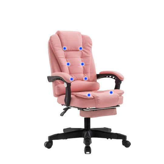 DSZ Product, feed-cond-new, feed-sl-DSZ Freight Payable, new8 Point Massage Chair Executive Office Computer Seat Footrest Recliner Pu Leather Pink - Premium Furniture > Bar Stools & Chairs > Massage Chairs from Amazingooh ! Shop Online Buy Now at S & D's Value Store Family Business Best Customer ServiceDSZ Product, feed-cond-new, feed-sl-DSZ Freight Payable, new