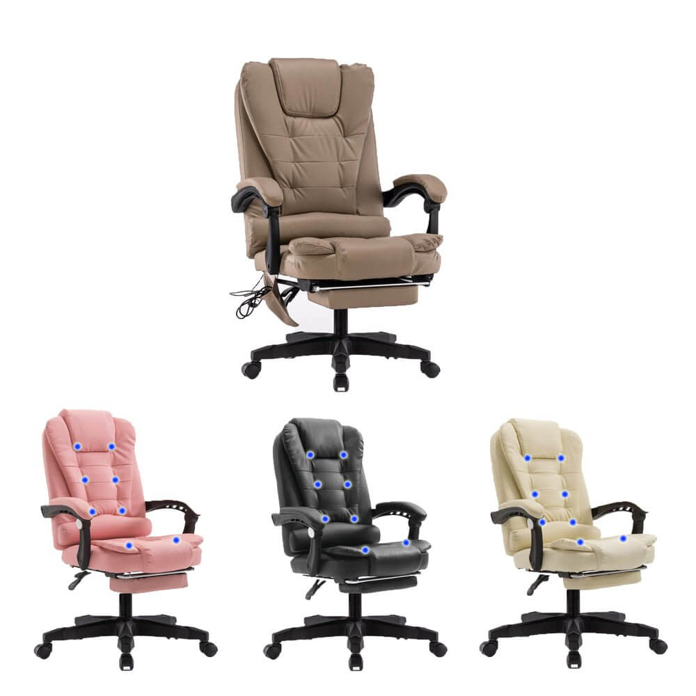 DSZ Product, feed-cond-new, feed-sl-DSZ Freight Payable, new8 Point Massage Chair Executive Office Computer Seat Footrest Recliner Pu Leather Pink - Premium Furniture > Bar Stools & Chairs > Massage Chairs from Amazingooh ! Shop Online Buy Now at S & D's Value Store Family Business Best Customer ServiceDSZ Product, feed-cond-new, feed-sl-DSZ Freight Payable, new