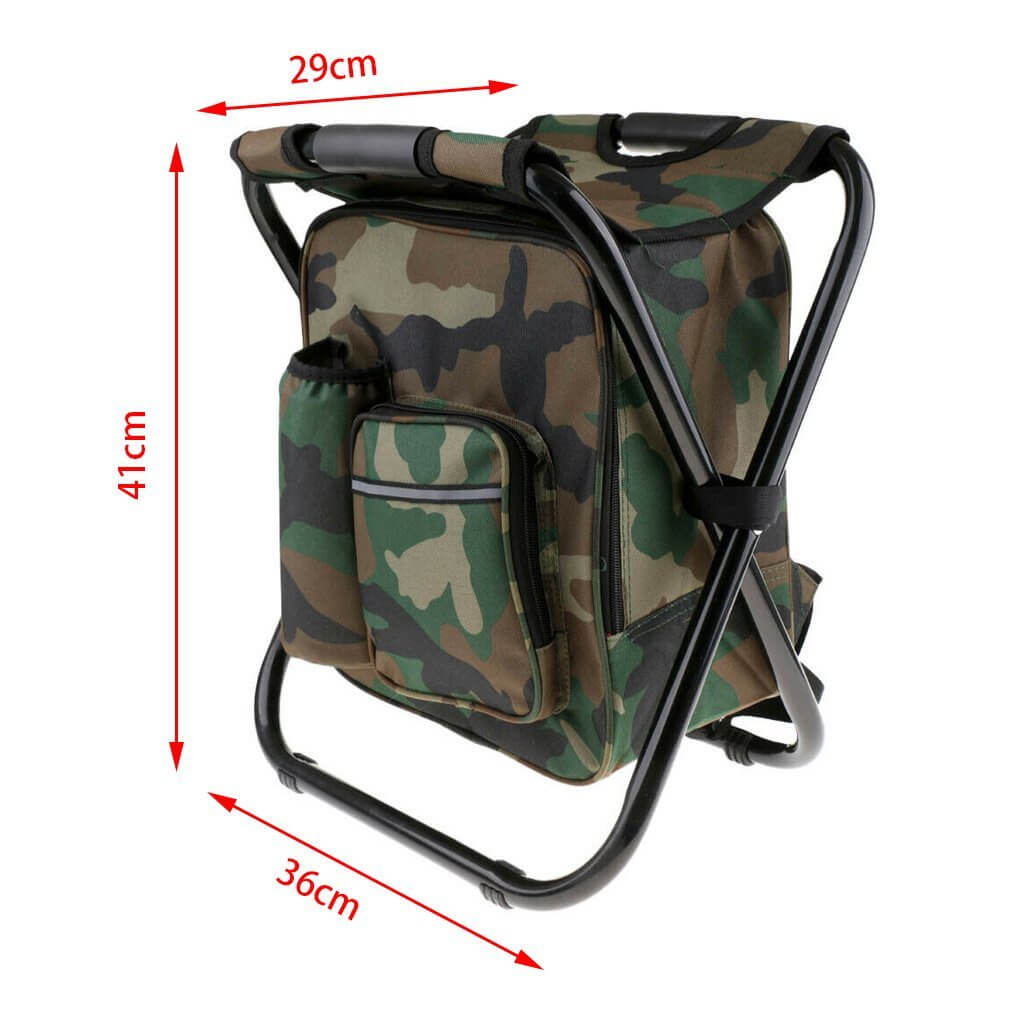 DSZ Product, feed-cond-new, feed-sl-DSZ Freight Payable, newPortable Folding Backpack Chair Camping Stool Cooler Bag Rucksack Beach Fishing 150Kg Load Black - Premium Outdoor Recreation > Camping > Camp Furniture from Amazingooh ! Shop Online Buy Now at S & D's Value Store Family Business Best Customer ServiceDSZ Product, feed-cond-new, feed-sl-DSZ Freight Payable, new