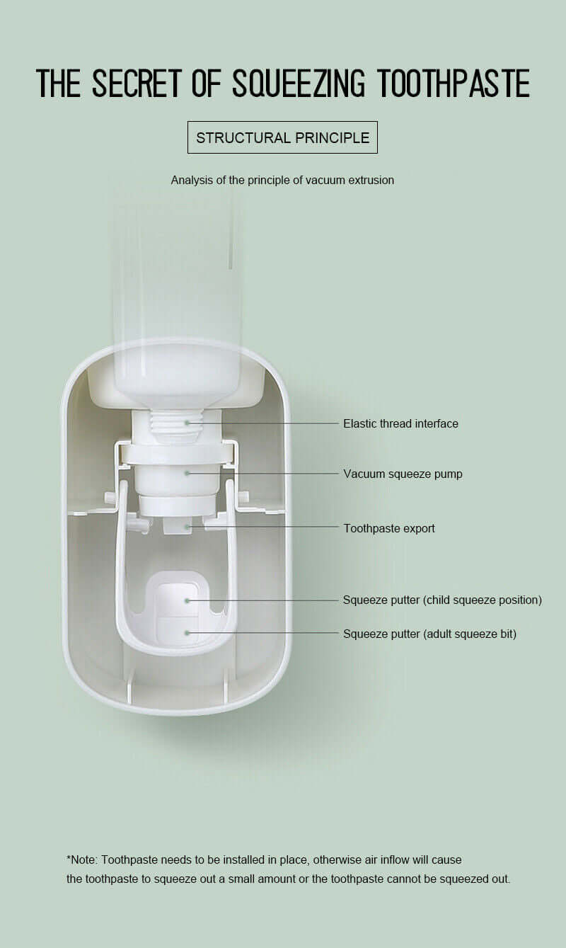 DSZ Product, feed-cond-new, feed-sl-DSZ Freight Payable, newEcoco Wall Mount Auto Ands Free Toothpaste Dispenser Automatic Toothpaste Squeezer Bathroom Toothpaste Holder Grey - Premium Home & Garden > Bathroom Accessories > Toothbrush Holders from Ecoco ! Shop Online Buy Now at S & D's Value Store Family Business Best Customer ServiceDSZ Product, feed-cond-new, feed-sl-DSZ Freight Payable, new