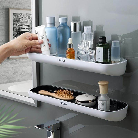 DSZ Product, feed-cond-new, feed-sl-DSZ Freight Payable, newBathroom Shelves Organizer Wall Mount Home Towel Shelf Shampoo Rack With Towel Bar Storage Rack Bathroom Accessories Black - Premium Home & Garden > Bathroom Accessories > Towel Racks & Holders from Ecoco ! Shop Online Buy Now at S & D's Value Store Family Business Best Customer ServiceDSZ Product, feed-cond-new, feed-sl-DSZ Freight Payable, new