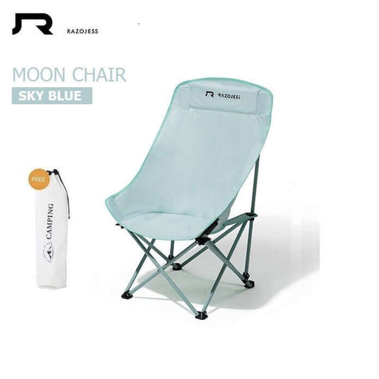 DSZ Product, feed-cond-new, feed-sl-DSZ Freight Payable, newRazojess Enlarged Moon Chair For Outdoor Camping Fishing Picnic Sky Blue - Premium Outdoor Recreation > Camping > Camp Furniture from Razojess ! Shop Online Buy Now at S & D's Value Store Family Business Best Customer ServiceDSZ Product, feed-cond-new, feed-sl-DSZ Freight Payable, new