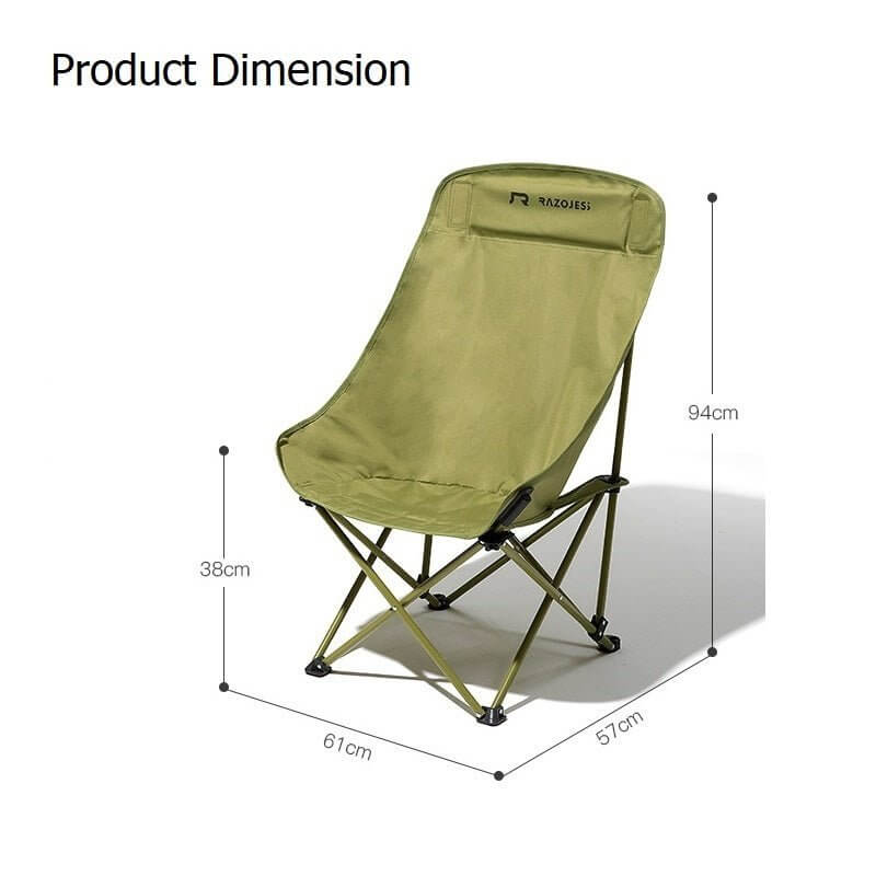 DSZ Product, feed-cond-new, feed-sl-DSZ Freight Payable, newRazojess Enlarged Moon Chair For Outdoor Camping Fishing Picnic Sky Blue - Premium Outdoor Recreation > Camping > Camp Furniture from Razojess ! Shop Online Buy Now at S & D's Value Store Family Business Best Customer ServiceDSZ Product, feed-cond-new, feed-sl-DSZ Freight Payable, new