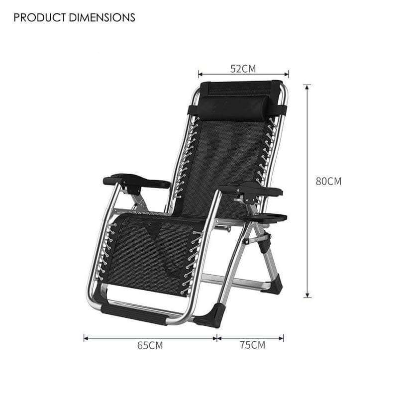 DSZ Product, feed-cond-new, feed-sl-DSZ Freight Payable, newKingsize Outdoor Folding Reclining Garden Beach Chair Sun Lounger Deck Recliner Silver Color - Premium Furniture > Outdoor > Outdoor Chairs from Liucy ! Shop Online Buy Now at S & D's Value Store Family Business Best Customer ServiceDSZ Product, feed-cond-new, feed-sl-DSZ Freight Payable, new