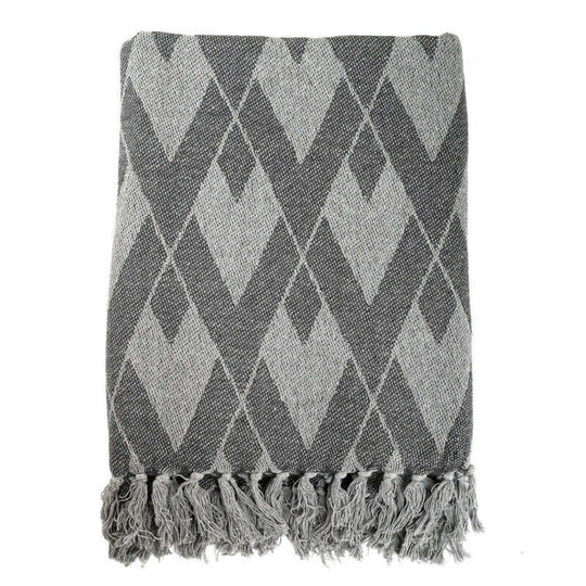 _label_, DSZ Product, feed-cond-new, feed-sl-free shipping, free-shipping, newSoft Cotton Handloom Bed & Sofa Throw Blanket Plaid Pattern Grey - Premium Home & Garden > Bedding > Bed Sheets from La'Grace Home ! Shop Online Buy Now at S & D's Value Store Family Business Best Customer Service_label_, DSZ Product, feed-cond-new, feed-sl-free shipping, free-shipping, new