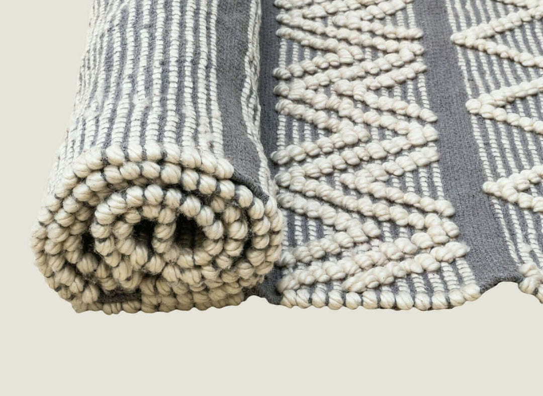 _label_, DSZ Product, feed-cond-new, feed-sl-free shipping, free-shipping, newBoho Style Hand Loomed Recycle Cotton Wool Woven Design Rug 150 X 200 Cm - Premium Home & Garden > Rugs > Floor Rugs from La'Grace Home ! Shop Online Buy Now at S & D's Value Store Family Business Best Customer Service_label_, DSZ Product, feed-cond-new, feed-sl-free shipping, free-shipping, new