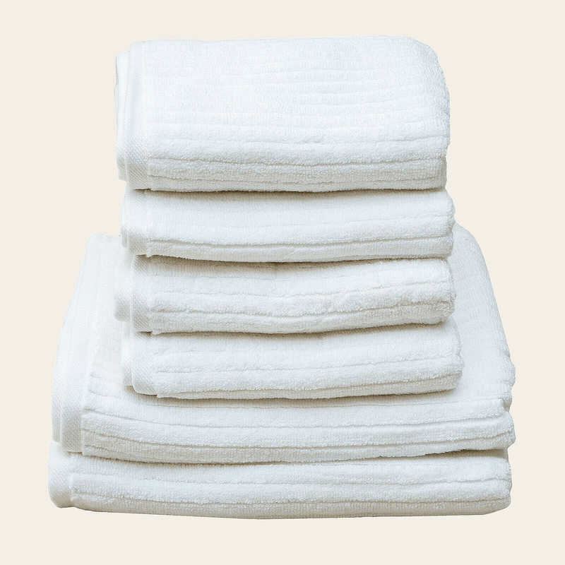 _label_, DSZ Product, feed-cond-new, feed-sl-free shipping, free-shipping, newWhite Stripe Organic Soft 6 Pcs Towel Set - Premium Home & Garden > Kitchenware > Table Linen & Kitchen Towels from La'Grace Home ! Shop Online Buy Now at S & D's Value Store Family Business Best Customer Service_label_, DSZ Product, feed-cond-new, feed-sl-free shipping, free-shipping, new