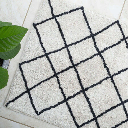 _label_, DSZ Product, feed-cond-new, feed-sl-free shipping, free-shipping, newSoft Cotton Bath Rug Tufted Jacquard Design - Premium Home & Garden > Bathroom Accessories > Bath Mats & Rugs from La'Grace Home ! Shop Online Buy Now at S & D's Value Store Family Business Best Customer Service_label_, DSZ Product, feed-cond-new, feed-sl-free shipping, free-shipping, new