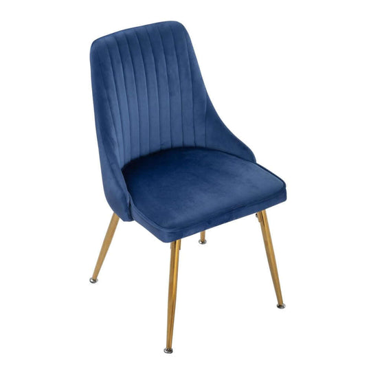 DSZ Product, feed-cond-new, feed-sl-DSZ Freight PayableViva Forever Set of 2 Blue Velvet Dining Chairs – Art Deco Design with Gold Metal Legs - Premium Furniture > Dining > Kitchen & Dining Chairs from Dreamo ! Shop Online Buy Now at S & D's Value Store Family Business Best Customer ServiceDSZ Product, feed-cond-new, feed-sl-DSZ Freight Payable