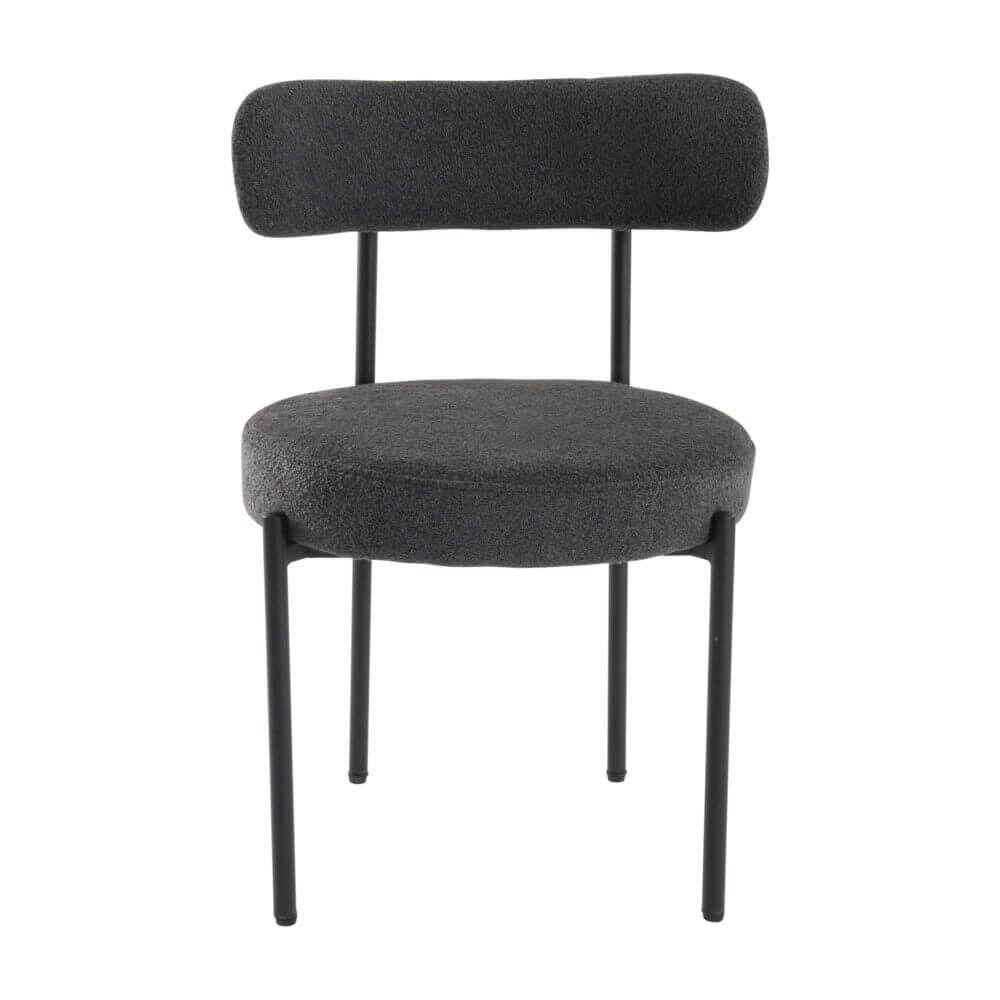 DSZ Product, feed-cond-new, feed-sl-DSZ Freight PayableCharcoal Chic Boucle Elsa Dining Chairs - Premium Furniture > Dining > Kitchen & Dining Chairs from Dreamo ! Shop Online Buy Now at S & D's Value Store Family Business Best Customer ServiceDSZ Product, feed-cond-new, feed-sl-DSZ Freight Payable