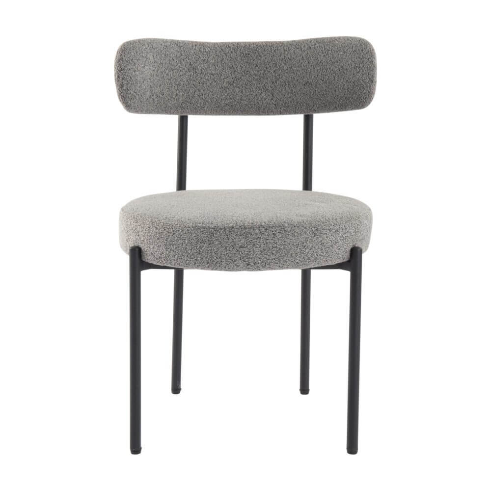 DSZ Product, feed-cond-new, feed-sl-DSZ Freight PayablePlush Boucle Cushioned Elsa Dining Chairs in Slate Grey - Premium Furniture > Dining > Kitchen & Dining Chairs from Dreamo ! Shop Online Buy Now at S & D's Value Store Family Business Best Customer ServiceDSZ Product, feed-cond-new, feed-sl-DSZ Freight Payable