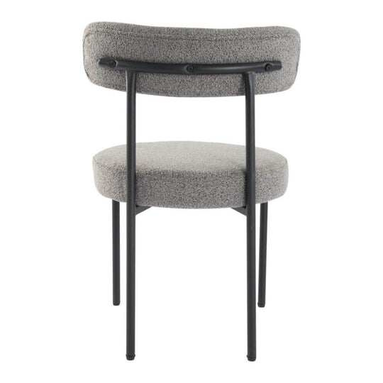 DSZ Product, feed-cond-new, feed-sl-DSZ Freight PayablePlush Boucle Cushioned Elsa Dining Chairs in Slate Grey - Premium Furniture > Dining > Kitchen & Dining Chairs from Dreamo ! Shop Online Buy Now at S & D's Value Store Family Business Best Customer ServiceDSZ Product, feed-cond-new, feed-sl-DSZ Freight Payable