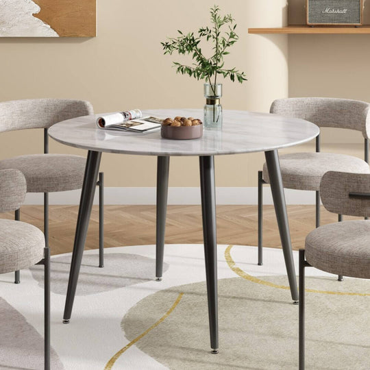 DSZ Product, feed-cond-new, feed-sl-DSZ Freight PayableRound MDF Marbling Dining Table - Premium Furniture > Dining > Dining Tables from Dreamo ! Shop Online Buy Now at S & D's Value Store Family Business Best Customer ServiceDSZ Product, feed-cond-new, feed-sl-DSZ Freight Payable