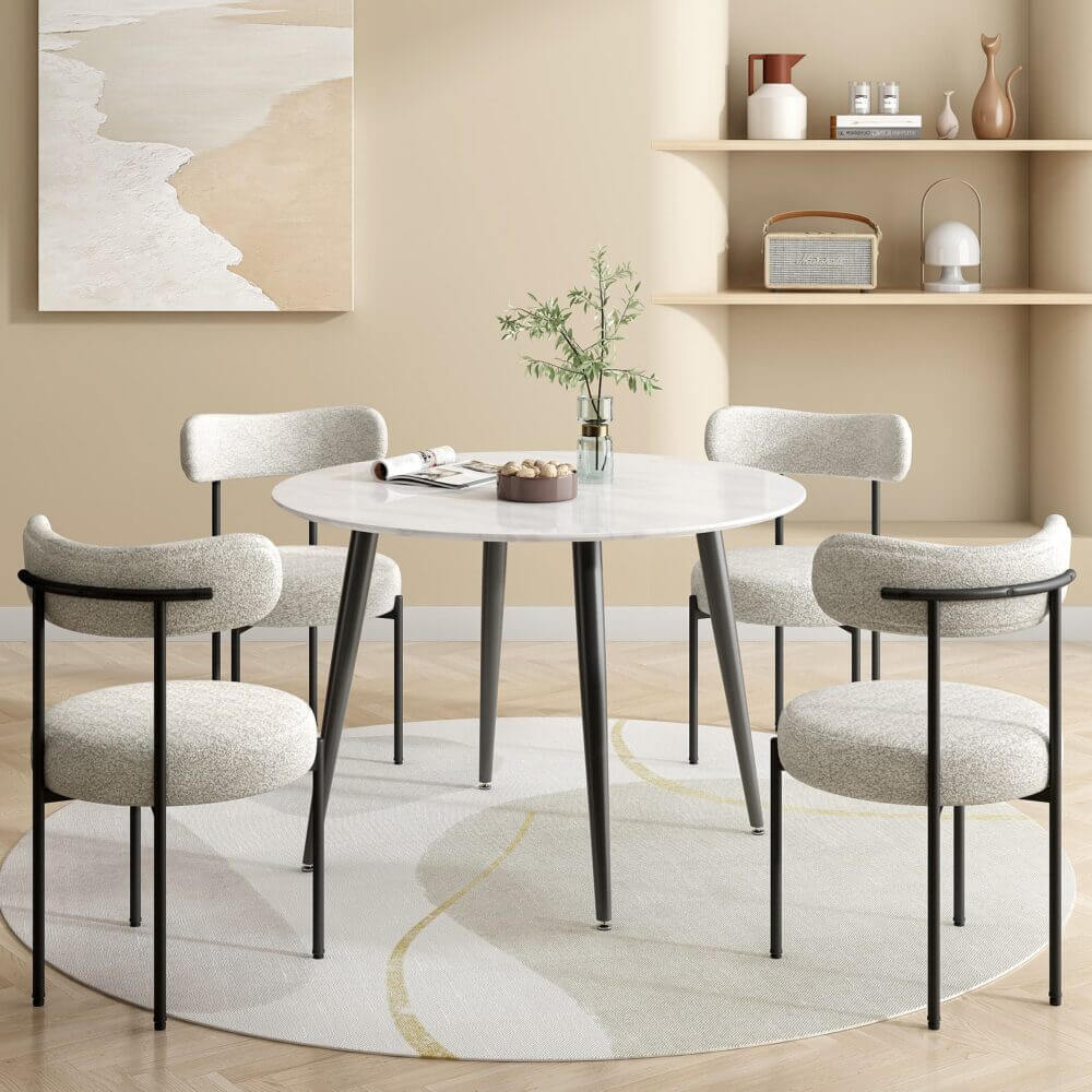 DSZ Product, feed-cond-new, feed-sl-DSZ Freight PayableRound MDF Marbling Dining Table - Premium Furniture > Dining > Dining Tables from Dreamo ! Shop Online Buy Now at S & D's Value Store Family Business Best Customer ServiceDSZ Product, feed-cond-new, feed-sl-DSZ Freight Payable