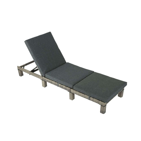 DSZ Product, feed-cond-new, feed-sl-DSZ Freight Payable, newGrey Rattan Sunbed With Adjustable Recline - Premium Furniture > Outdoor > Outdoor Sofas & Lounge Sets from Dreamo ! Shop Online Buy Now at S & D's Value Store Family Business Best Customer ServiceDSZ Product, feed-cond-new, feed-sl-DSZ Freight Payable, new