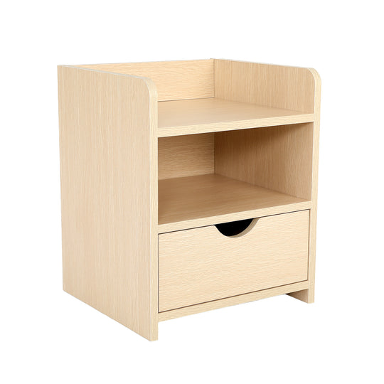 DSZ Product, feed-cond-new, feed-sl-DSZ Freight Payable, newBedside Table Side Storage Cabinet Nightstand Bedroom 1 Drawer 2 Shelf Lark Oak - Premium Furniture > Bedroom > Bedside Tables from La Bella ! Shop Online Buy Now at S & D's Value Store Family Business Best Customer ServiceDSZ Product, feed-cond-new, feed-sl-DSZ Freight Payable, new