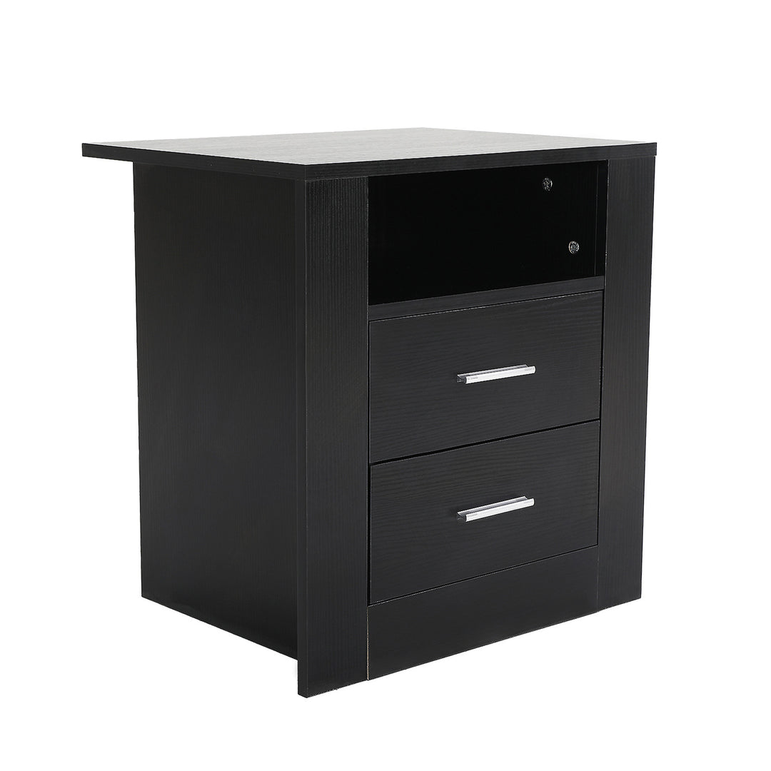 DSZ Product, feed-cond-new, feed-sl-DSZ Freight Payable, newBedside Table Side Storage Cabinet Nightstand Bedroom 2 Drawer 1 Shelf Zuri Black - Premium Furniture > Bedroom > Bedside Tables from La Bella ! Shop Online Buy Now at S & D's Value Store Family Business Best Customer ServiceDSZ Product, feed-cond-new, feed-sl-DSZ Freight Payable, new