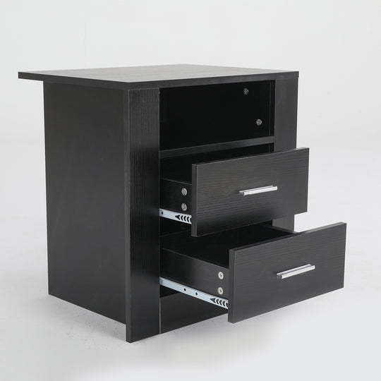 DSZ Product, feed-cond-new, feed-sl-DSZ Freight Payable, newBedside Table Side Storage Cabinet Nightstand Bedroom 2 Drawer 1 Shelf Zuri Black - Premium Furniture > Bedroom > Bedside Tables from La Bella ! Shop Online Buy Now at S & D's Value Store Family Business Best Customer ServiceDSZ Product, feed-cond-new, feed-sl-DSZ Freight Payable, new