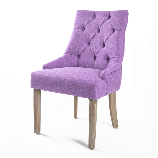 DSZ Product, feed-cond-new, feed-sl-DSZ Freight Payable, newFrench Provincial Dining Chair Oak Leg Amour Violet - Premium Furniture > Dining > Kitchen & Dining Chairs from La Bella ! Shop Online Buy Now at S & D's Value Store Family Business Best Customer ServiceDSZ Product, feed-cond-new, feed-sl-DSZ Freight Payable, new