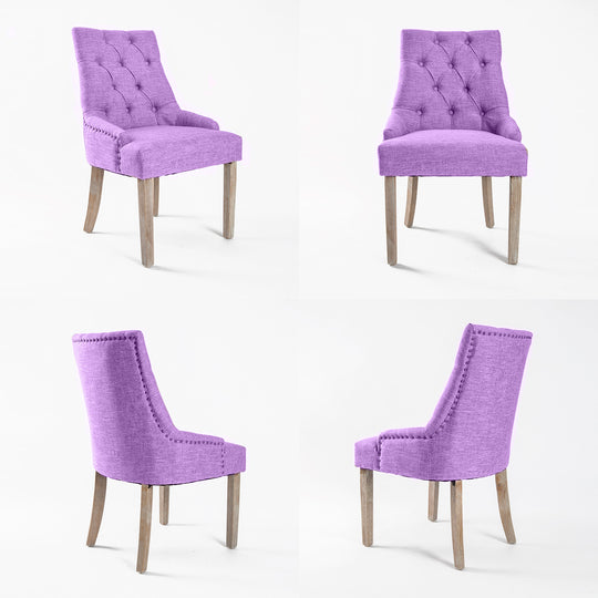 DSZ Product, feed-cond-new, feed-sl-DSZ Freight Payable, newFrench Provincial Dining Chair Oak Leg Amour Violet - Premium Furniture > Dining > Kitchen & Dining Chairs from La Bella ! Shop Online Buy Now at S & D's Value Store Family Business Best Customer ServiceDSZ Product, feed-cond-new, feed-sl-DSZ Freight Payable, new