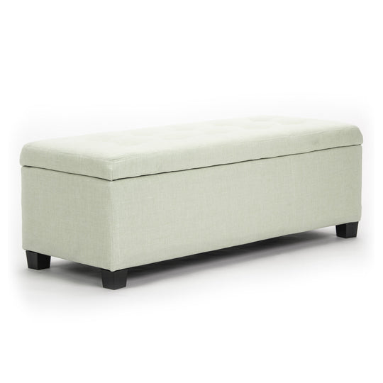 DSZ Product, feed-cond-new, feed-sl-DSZ Freight Payable, newStorage Ottoman Stool 102Cm Fabric Light Green - Premium Furniture > Living Room > Ottomans & Footstools from La Bella ! Shop Online Buy Now at S & D's Value Store Family Business Best Customer ServiceDSZ Product, feed-cond-new, feed-sl-DSZ Freight Payable, new