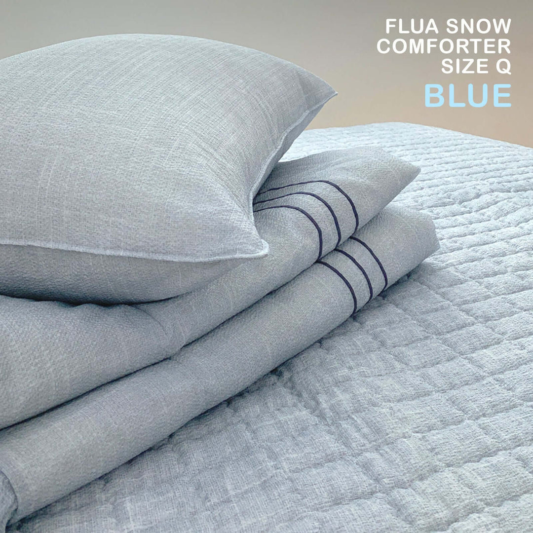 _label_, DSZ Product, feed-cond-new, feed-sl-free shipping, free-shippingSaesom Flua Snow Comforter Set Double Cool Quilt Bedspread Blue - Premium Home & Garden > Bedding > Bed Sheets from Saesom ! Shop Online Buy Now at S & D's Value Store Family Business Best Customer Service_label_, DSZ Product, feed-cond-new, feed-sl-free shipping, free-shipping