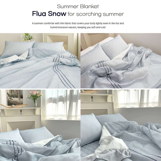 _label_, DSZ Product, feed-cond-new, feed-sl-free shipping, free-shippingSaesom Flua Snow Comforter Set Double Cool Quilt Bedspread Blue - Premium Home & Garden > Bedding > Bed Sheets from Saesom ! Shop Online Buy Now at S & D's Value Store Family Business Best Customer Service_label_, DSZ Product, feed-cond-new, feed-sl-free shipping, free-shipping