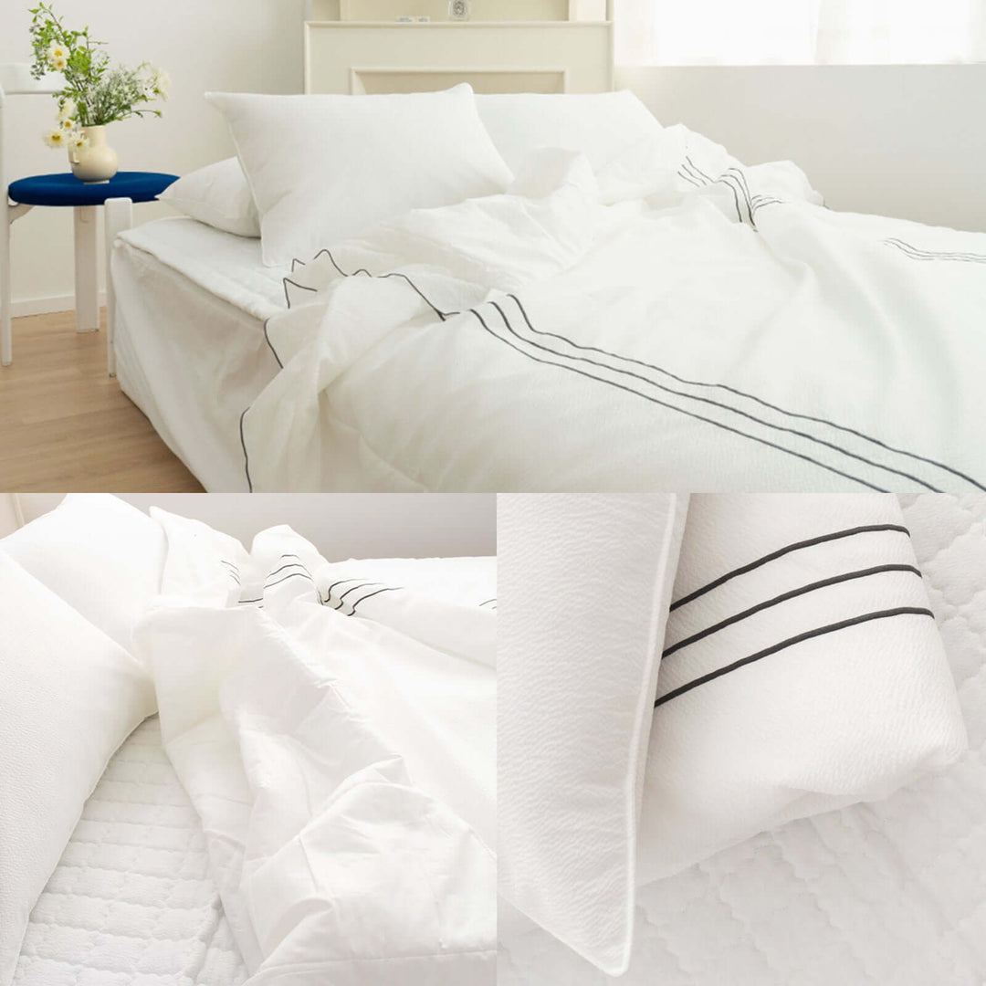 _label_, DSZ Product, feed-cond-new, feed-sl-free shipping, free-shippingSaesom Flua Snow Comforter Set Queen Cool Quilt Bedspread White - Premium Home & Garden > Bedding > Bed Sheets from Saesom ! Shop Online Buy Now at S & D's Value Store Family Business Best Customer Service_label_, DSZ Product, feed-cond-new, feed-sl-free shipping, free-shipping