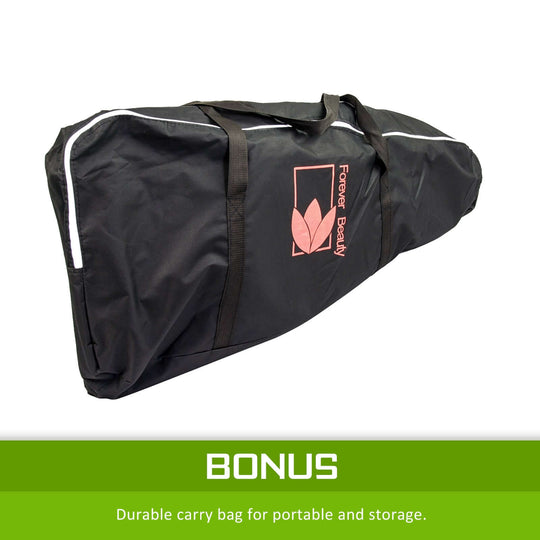 Durable carry bag for Forever Beauty massage chair, designed for portability and convenient storage.