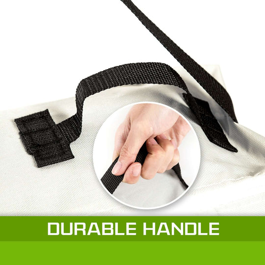 Durable handle of the portable massage table carry bag for easy transport and convenience.