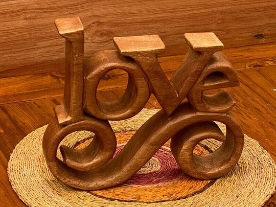 DSZ Product, feed-cond-new, feed-sl-DSZ Freight PayableMothers Day Gift Wooden Carved Love Words Decoration 27 Cm Long - Premium Home & Garden > Decor > Garden Ornaments from Craftedtimbercreations ! Shop Online Buy Now at S & D's Value Store Family Business Best Customer ServiceDSZ Product, feed-cond-new, feed-sl-DSZ Freight Payable