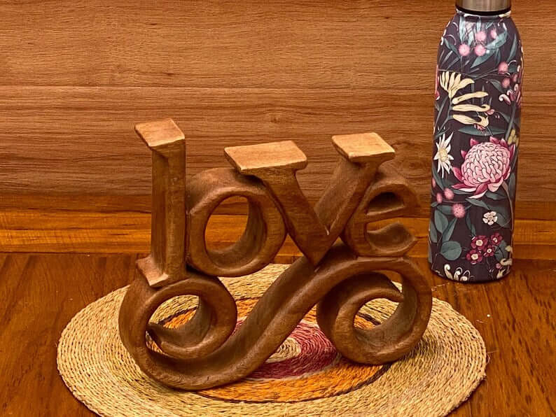 DSZ Product, feed-cond-new, feed-sl-DSZ Freight PayableMothers Day Gift Wooden Carved Love Words Decoration 27 Cm Long - Premium Home & Garden > Decor > Garden Ornaments from Craftedtimbercreations ! Shop Online Buy Now at S & D's Value Store Family Business Best Customer ServiceDSZ Product, feed-cond-new, feed-sl-DSZ Freight Payable