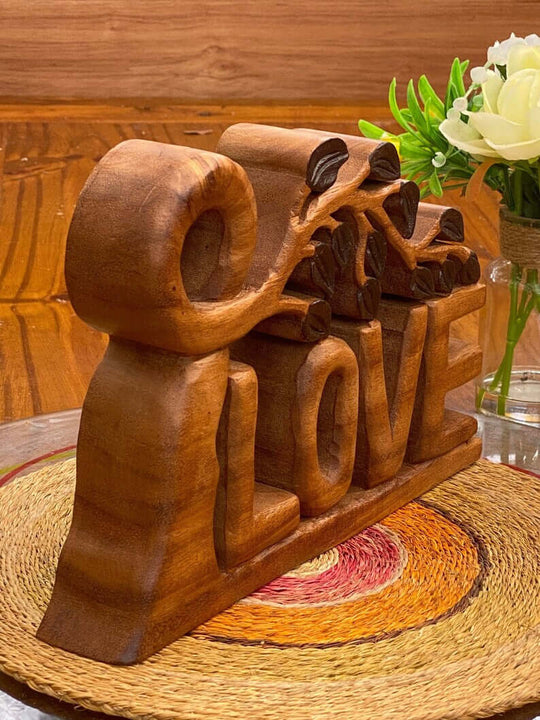 DSZ Product, feed-cond-new, feed-sl-DSZ Freight PayableMothers Day Gift Wooden Carved Love Words Decoration 33 Cm Long - Premium Home & Garden > Decor > Garden Ornaments from Craftedtimbercreations ! Shop Online Buy Now at S & D's Value Store Family Business Best Customer ServiceDSZ Product, feed-cond-new, feed-sl-DSZ Freight Payable