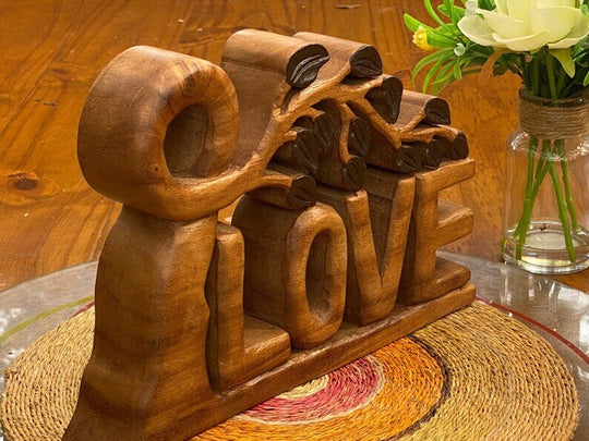 DSZ Product, feed-cond-new, feed-sl-DSZ Freight PayableMothers Day Gift Wooden Carved Love Words Decoration 33 Cm Long - Premium Home & Garden > Decor > Garden Ornaments from Craftedtimbercreations ! Shop Online Buy Now at S & D's Value Store Family Business Best Customer ServiceDSZ Product, feed-cond-new, feed-sl-DSZ Freight Payable