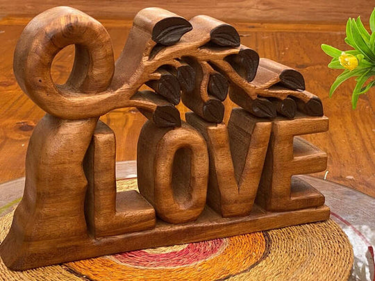 DSZ Product, feed-cond-new, feed-sl-DSZ Freight PayableMothers Day Gift Wooden Carved Love Words Decoration 33 Cm Long - Premium Home & Garden > Decor > Garden Ornaments from Craftedtimbercreations ! Shop Online Buy Now at S & D's Value Store Family Business Best Customer ServiceDSZ Product, feed-cond-new, feed-sl-DSZ Freight Payable