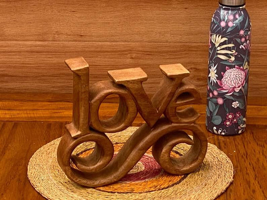 DSZ Product, feed-cond-new, feed-sl-DSZ Freight PayableWooden Carved Love Words Decoration 27 Cm Long - Premium Home & Garden > Decor > Garden Ornaments from Craftedtimbercreations ! Shop Online Buy Now at S & D's Value Store Family Business Best Customer ServiceDSZ Product, feed-cond-new, feed-sl-DSZ Freight Payable