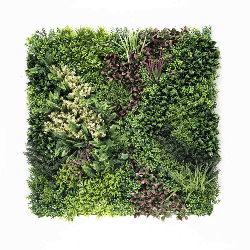 Affordable YES4HOMES artificial plant wall panel featuring lush green foliage, ideal for DIY vertical gardens.