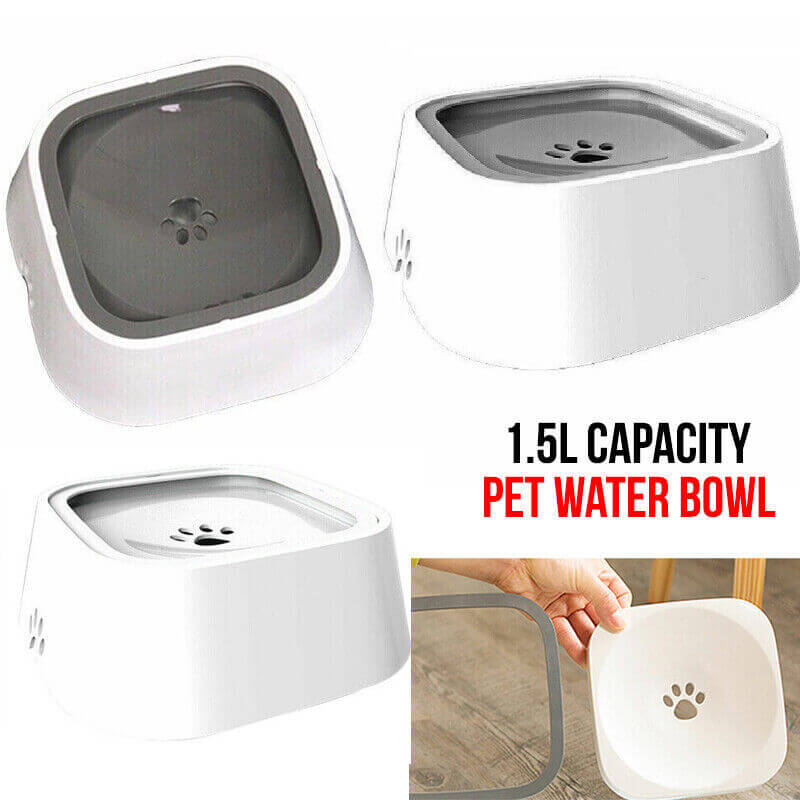 YES4PETS 1.5L capacity pet water bowl, non-toxic design for dogs, cats, and pets, promoting clean hydration.