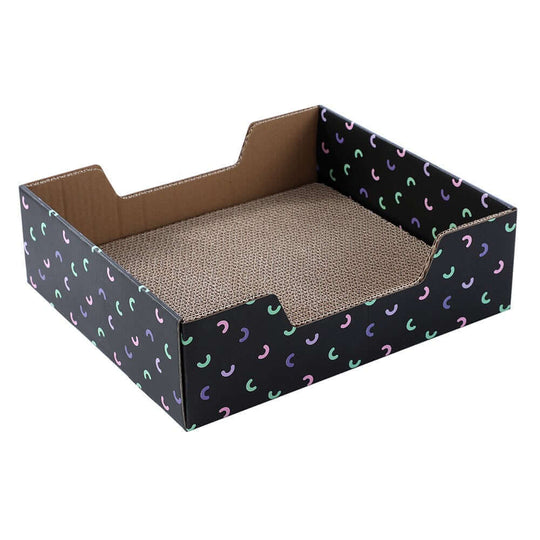 YES4PETS Scratch Pad with colorful pattern, providing a quality and affordable scratching surface for cats.