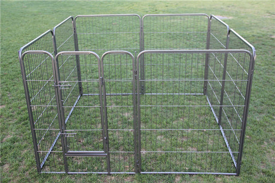 YES4PETS heavy-duty playpen fence for pets, offering a safe and secure area for dogs, cats, and rabbits.