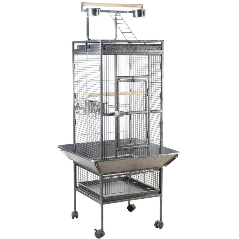 YES4PETS 153 cm Large Bird Cage with Metal Tray and Wheels, Affordable Quality for Budgies and Parrots.