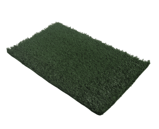 Affordable synthetic grass mat replacement for dog potty pad, size 64 x 39 cm, quality and durable DIY solution.