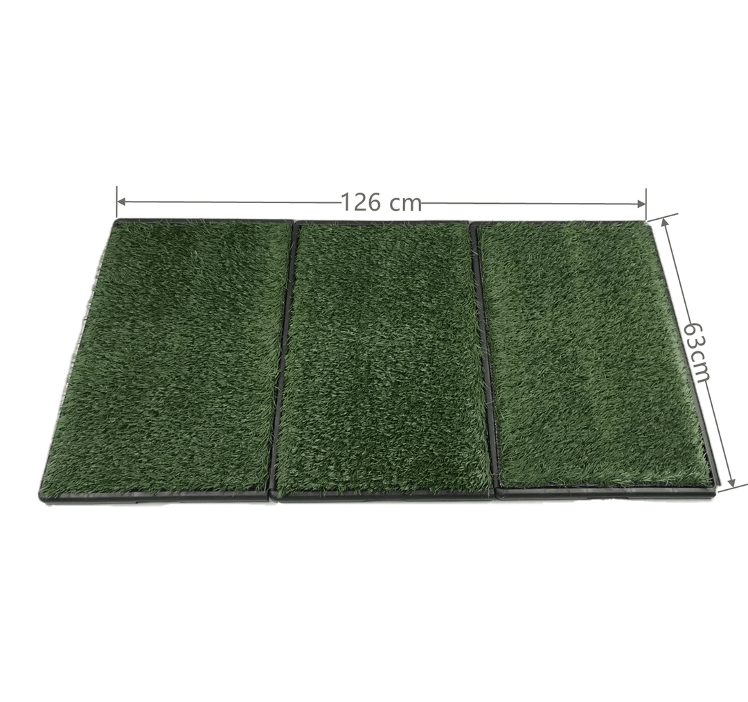 YES4PETS Indoor Dog Potty Training Mat 126x63 cm, affordable and quality grass loo pad for indoor dog use.