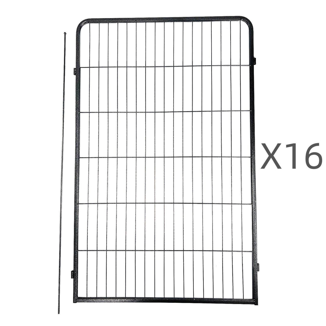 YES4PETS 16 panel heavy duty pet exercise playpen panel, foldable and easy to store, affordable and quality dog fence.