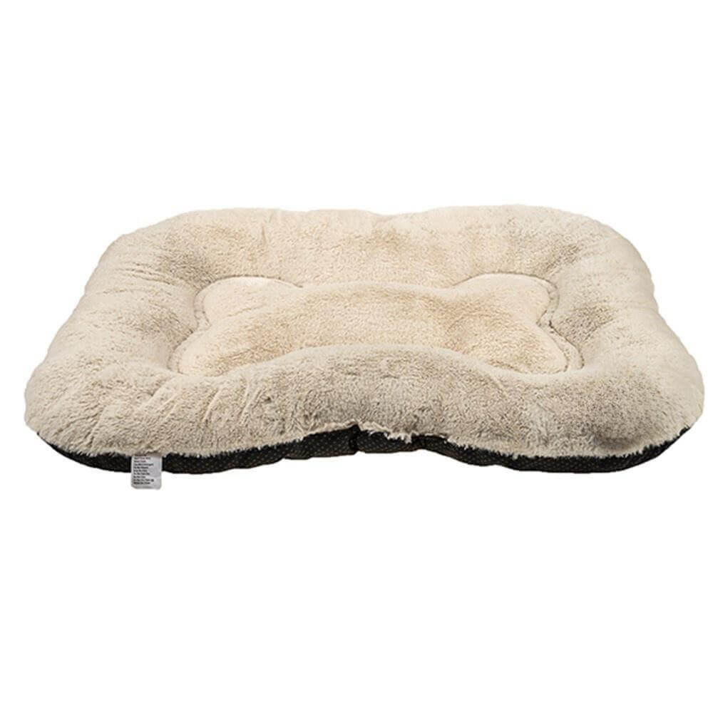 Soft and warm fleece pet mat for dogs, cats, and rabbits. Washable, affordable, and comfortable pet bed rug.