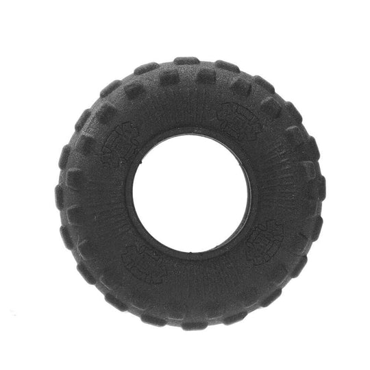 YES4PETS small dog rubber tyre toy for dental hygiene and playful chewing, durable and affordable dog toy.