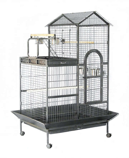 YES4PETS 160cm XL Bird Cage with perch and castor wheels for affordable and quality parrot care.