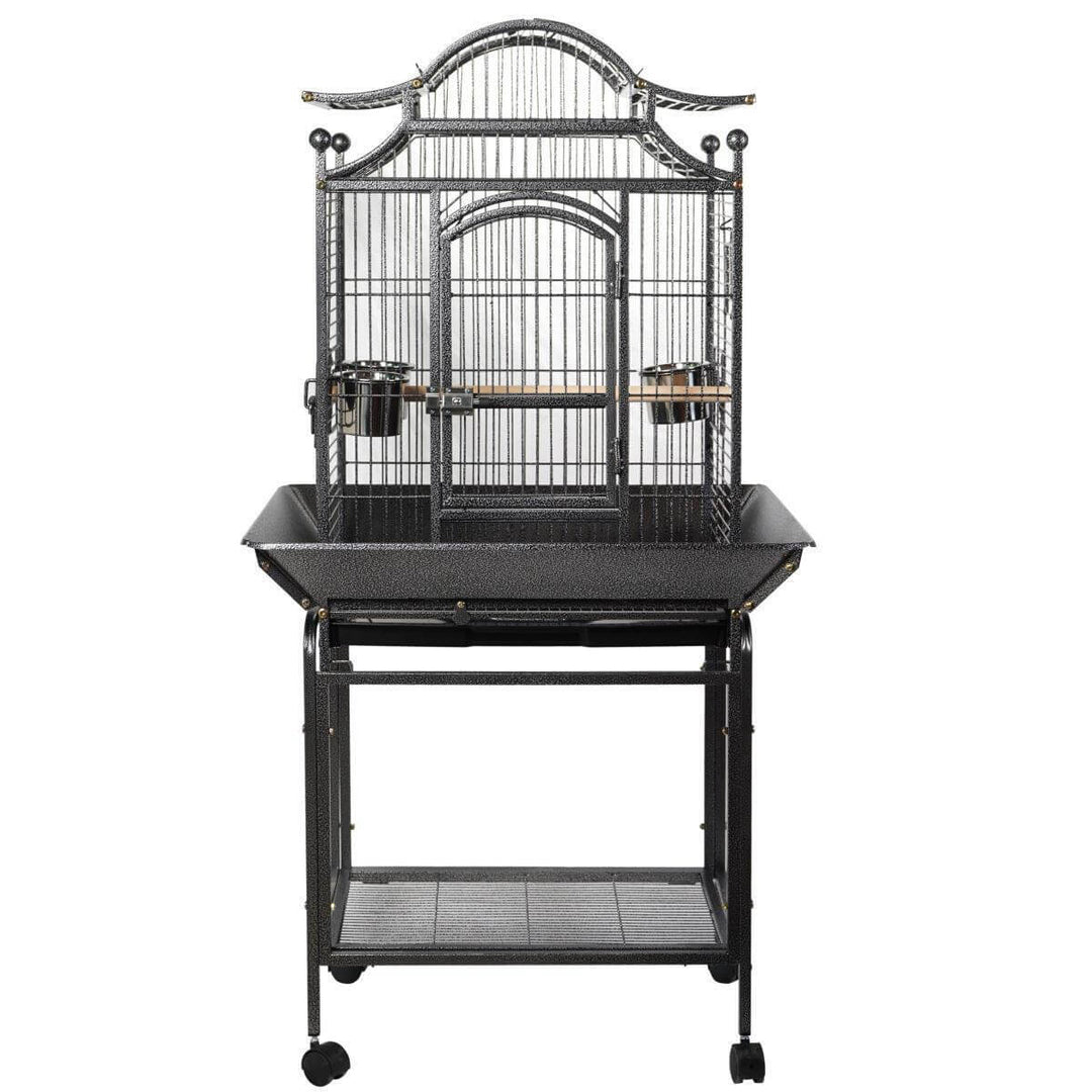 YES4PETS large bird cage with stand and wheels, perfect for budgies and parrots, affordable and high-quality design.