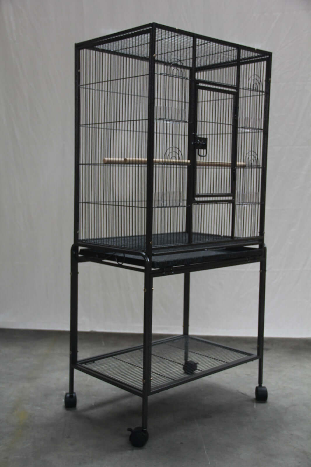 YES4PETS 135cm bird cage with stand, ideal for small birds and parrots, featuring sturdy construction and lockable wheels.