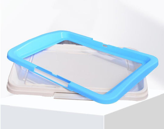 YES4PETS large portable dog potty training tray in blue, ideal for affordable and quality pet toilet solutions.